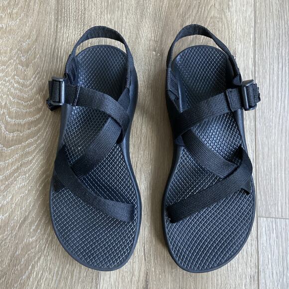 Chaco Z/1 Adjustable Strap Classic Sandal Women Sz 9 Black - Picture 2 of 11